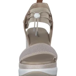 NeroGiardini E307750D, Plateau-Sandaletten, Damen, Beige