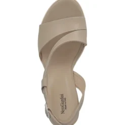 NeroGiardini E410440D, Plateau-Sandaletten, Damen, Beige