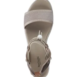 NeroGiardini E307750D, Plateau-Sandaletten, Damen, Beige