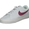 Nike Court Legacy DH3161, Sneakers Low, Damen, white/rosewood/sail pearl pink