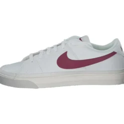 Nike Court Legacy DH3161, Sneakers Low, Damen, white/rosewood/sail pearl pink