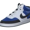 Nike Court Vision Mid FQ8740, Stiefel, Herren, Weiß/Blau