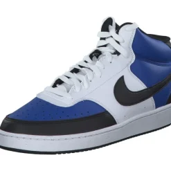 Nike Court Vision Mid FQ8740, Stiefel, Herren, Weiß/Blau
