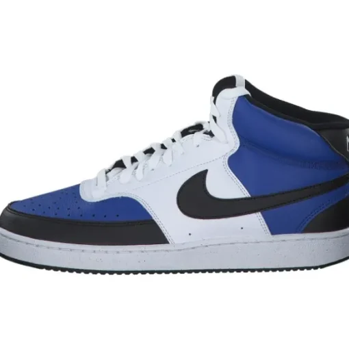 Nike Court Vision Mid FQ8740, Stiefel, Herren, Weiß/Blau