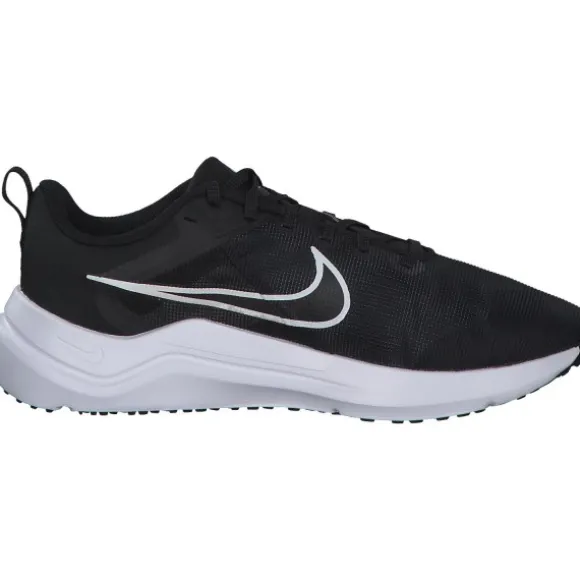 Nike Downshifter 12 DD9294, Sneakers Low, Damen, black/white-smoke grey-platinu