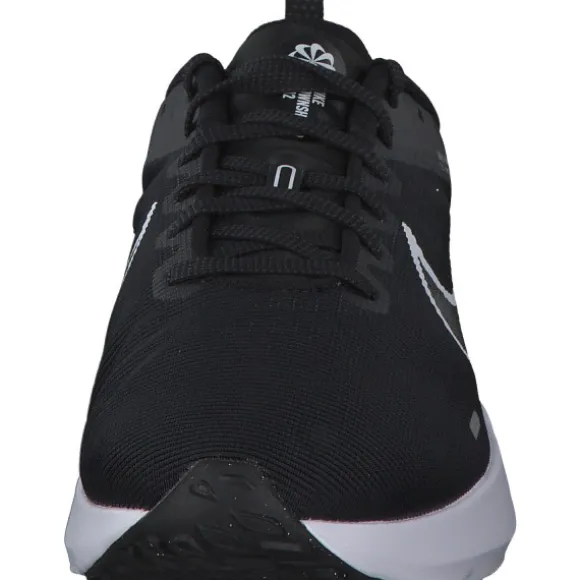 Nike Downshifter 12 DD9294, Sneakers Low, Damen, black/white-smoke grey-platinu