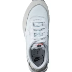 Nike Waffle Debut DH9523, Sneakers Low, Damen, white/black/orange