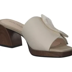 Noa Harmon 9236, Plateau-Pantoletten, Damen, Weiß (Weiß/Beige)