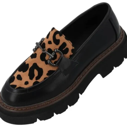 Palado Alyndra, Loafers, Damen, Schwarz/Leo Braun