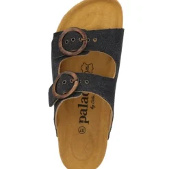 Palado Andeci by Sila Sahin, Pantoletten, Damen, Schwarz