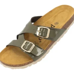 Palado Arrila, Pantoletten, Damen, Khaki Lack