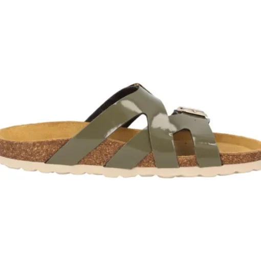 Palado Arrila, Pantoletten, Damen, Khaki Lack
