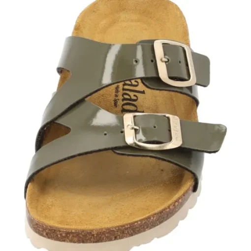 Palado Arrila, Pantoletten, Damen, Khaki Lack