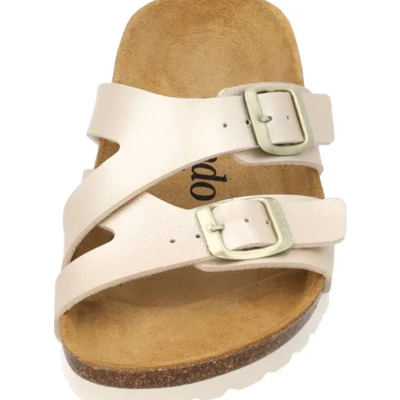 Palado Arrila, Pantoletten, Damen, Gold Metallic