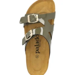 Palado Arrila, Pantoletten, Damen, Khaki Lack