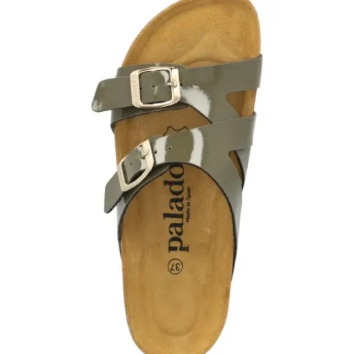 Palado Arrila, Pantoletten, Damen, Khaki Lack