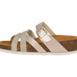 Palado Balmur, Pantoletten, Damen, Beige Metallic