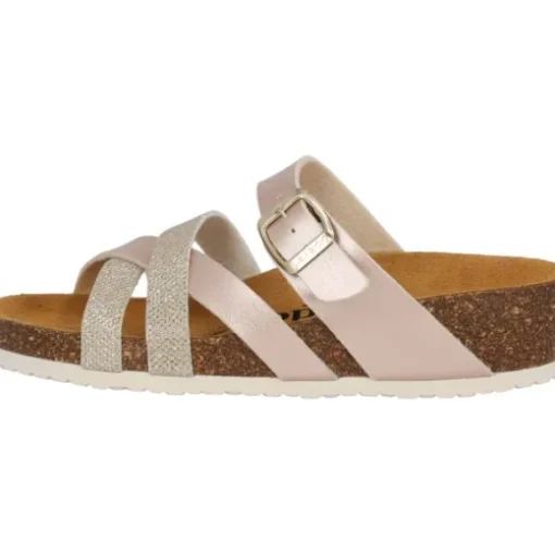 Palado Balmur, Pantoletten, Damen, Beige Metallic