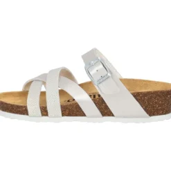 Palado Balmur, Pantoletten, Damen, Weiß Metallic