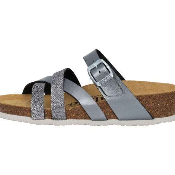 Palado Balmur, Pantoletten, Damen, Anthrazit Metallic