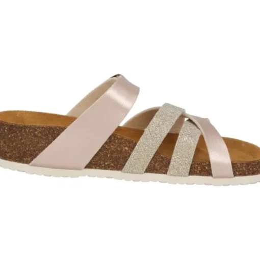 Palado Balmur, Pantoletten, Damen, Beige Metallic