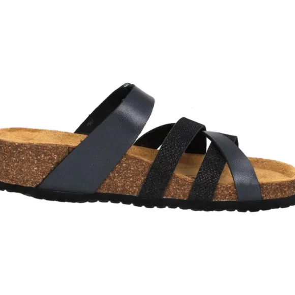 Palado Balmur, Pantoletten, Damen, Schwarz Metallic