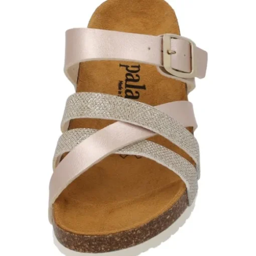Palado Balmur, Pantoletten, Damen, Beige Metallic
