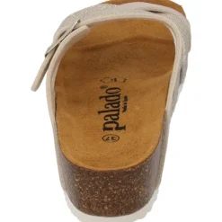 Palado Balmur, Pantoletten, Damen, Beige Metallic