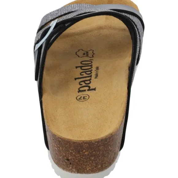 Palado Balmur, Pantoletten, Damen, Anthrazit Metallic