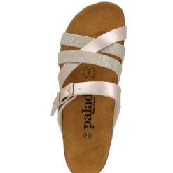 Palado Balmur, Pantoletten, Damen, Beige Metallic