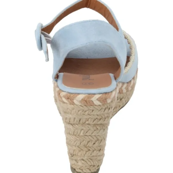 Palado Basinos, Keilsandaletten, Damen, Hellblau