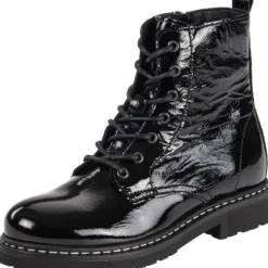 Palado Biak, Schnürstiefeletten, Damen, Schwarz (Glanz)