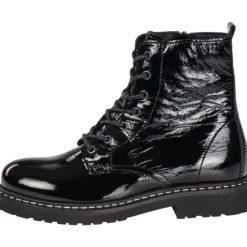 Palado Biak, Schnürstiefeletten, Damen, Schwarz (Glanz)