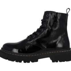 Palado Biak, Schnürstiefeletten, Damen, Schwarz Lack