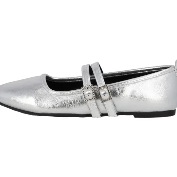 Palado Biaruk by Sila Sahin, Riemchenballerinas, Damen, Silber