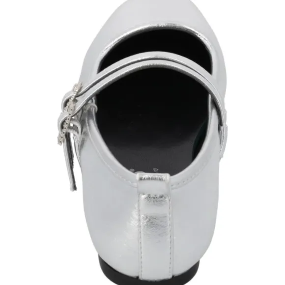 Palado Biaruk by Sila Sahin, Riemchenballerinas, Damen, Silber