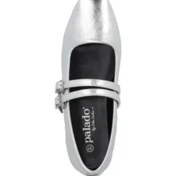 Palado Biaruk by Sila Sahin, Riemchenballerinas, Damen, Silber