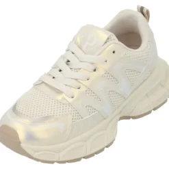 Palado Borgan, Sneakers Low, Damen, Gold/Weiß