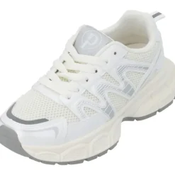 Palado Borgan, Sneakers Low, Damen, Weiß/Silber