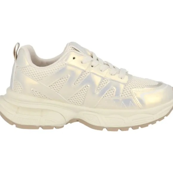 Palado Borgan, Sneakers Low, Damen, Gold/Weiß