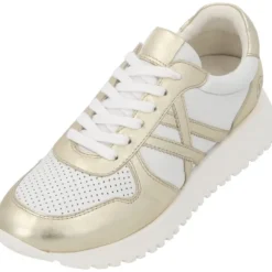 Palado Bradlix, Sneakers Low, Damen, Weiß/Gold