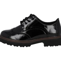 Palado Casula by Sila Sahin, Brogues, Damen, Schwarz Lack