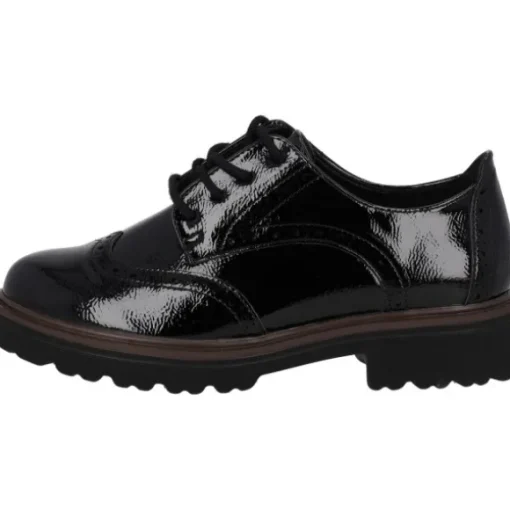 Palado Casula by Sila Sahin, Brogues, Damen, Schwarz Lack