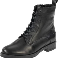 Palado Chalki, Schnürstiefeletten, Damen, Schwarz (Strukturiert)