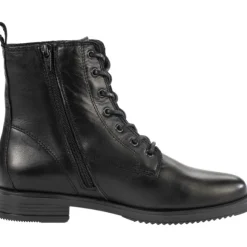 Palado Chalki, Schnürstiefeletten, Damen, Schwarz (Strukturiert)
