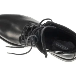 Palado Chalki, Schnürstiefeletten, Damen, Schwarz (Strukturiert)