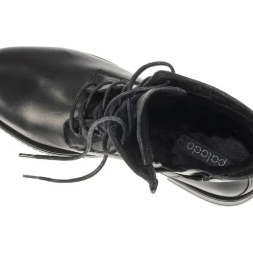 Palado Chalki, Schnürstiefeletten, Damen, Schwarz (Strukturiert)