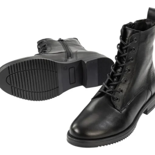 Palado Chalki, Schnürstiefeletten, Damen, Schwarz (Strukturiert)