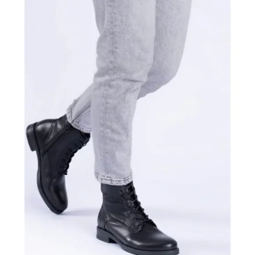 Palado Chalki, Schnürstiefeletten, Damen, Schwarz (Strukturiert)