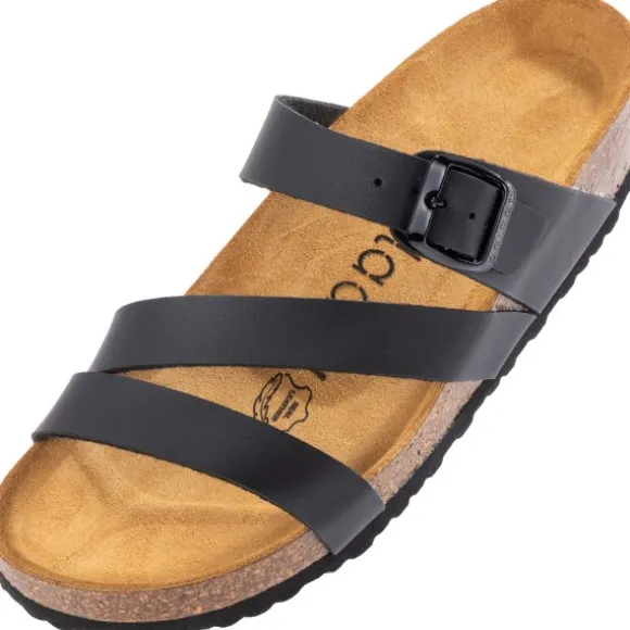 Palado Chios, Pantoletten, Damen, Basic Schwarz Matt